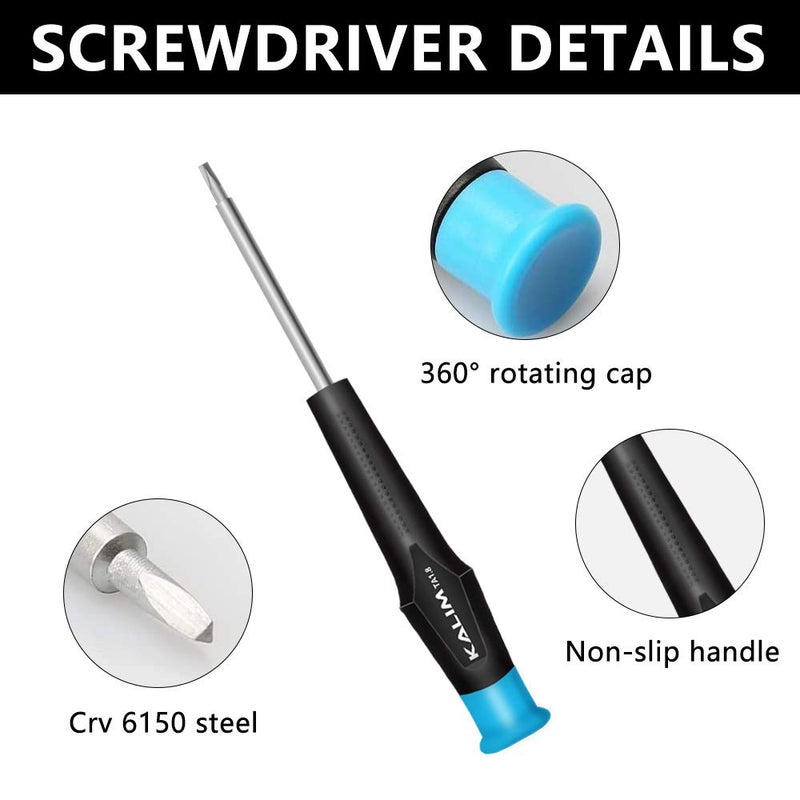 KALIM Triangle Head Screwdriver Set, 6 PCS Repair Insulation Set, Triangle Driver Set for Thomas McDonald's Toy, Suitable for Electronic Equipment Disassembly, Toy Repair, etc.(TA1.4-TA3.0) - Image 3